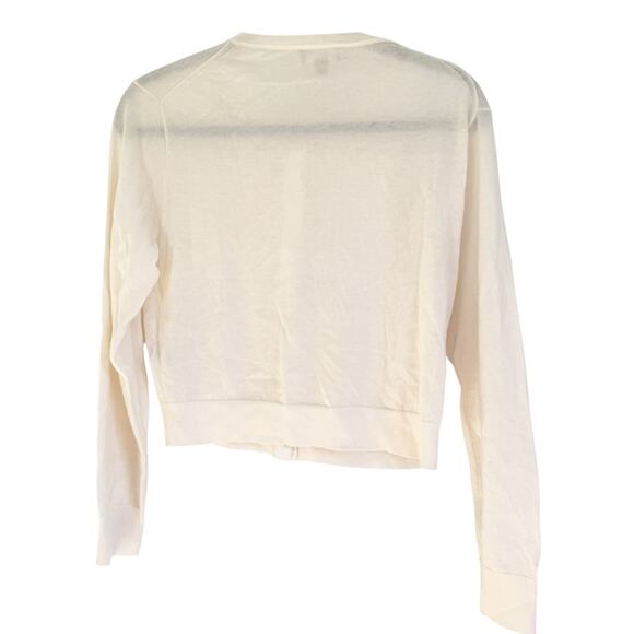 J. Crew Women's Featherweight Cashmere Cardigan Sweater Snow Size Small NWOT - Picture 8 of 12